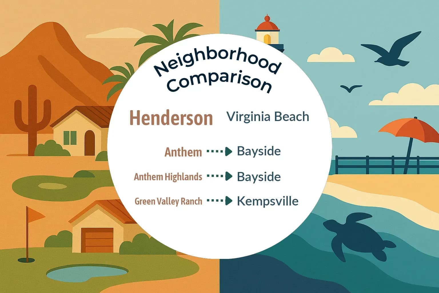 Henderson vs Virginia Beach Neighborhood Comparison