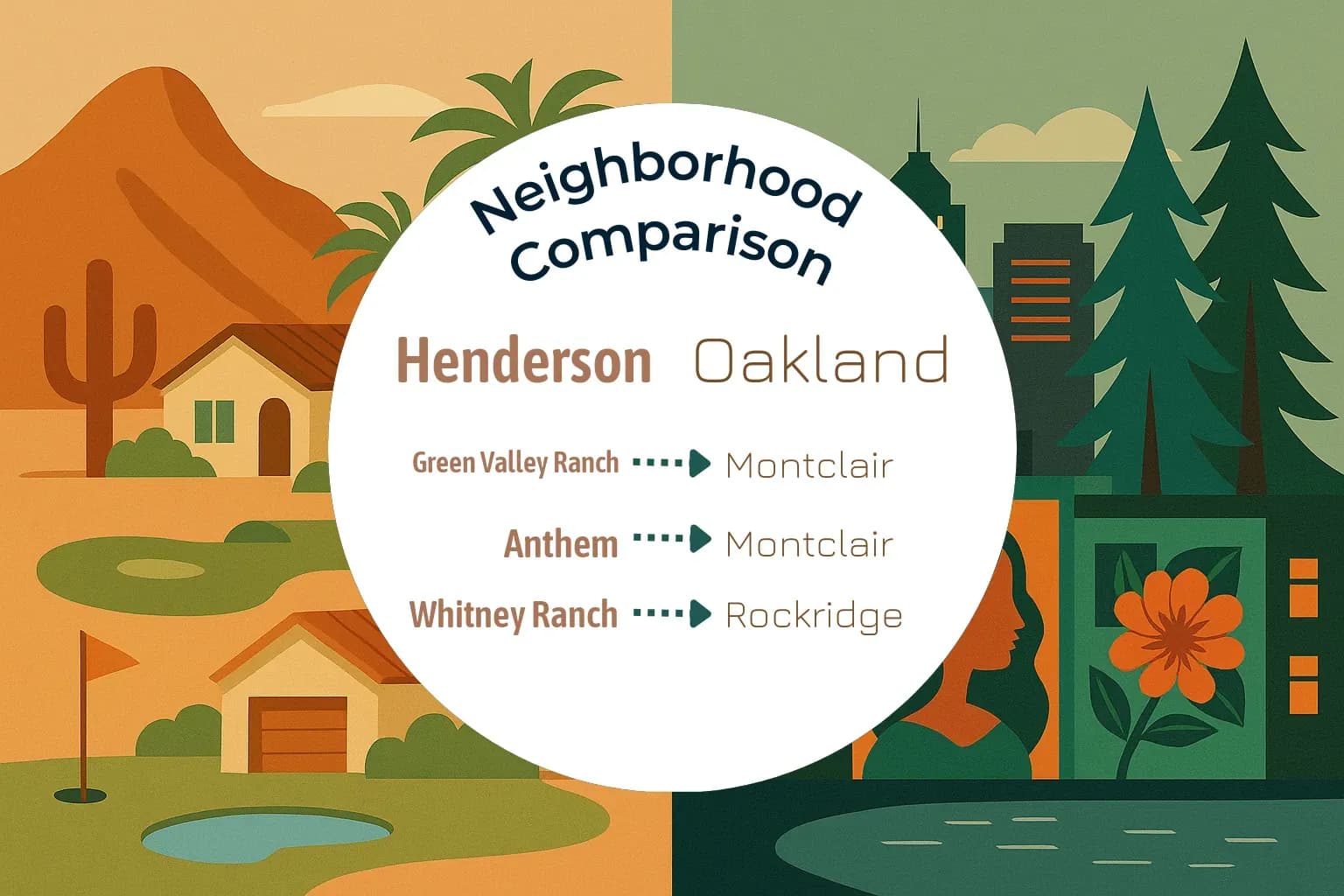 Henderson vs Oakland Neighborhood Comparison