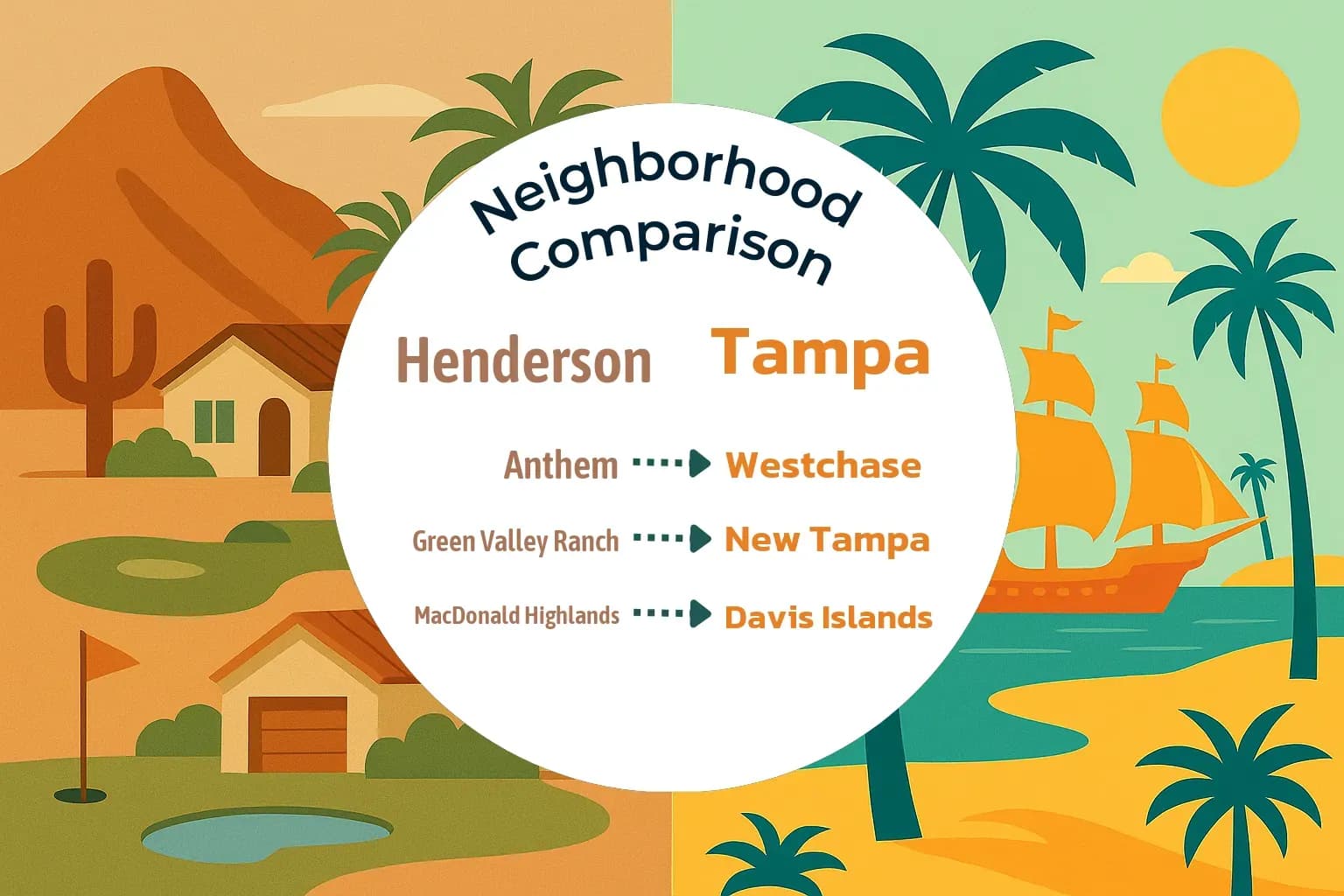 Henderson vs Tampa Neighborhood Comparison
