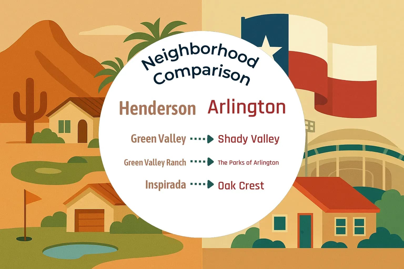 Henderson vs Arlington Neighborhood Comparison