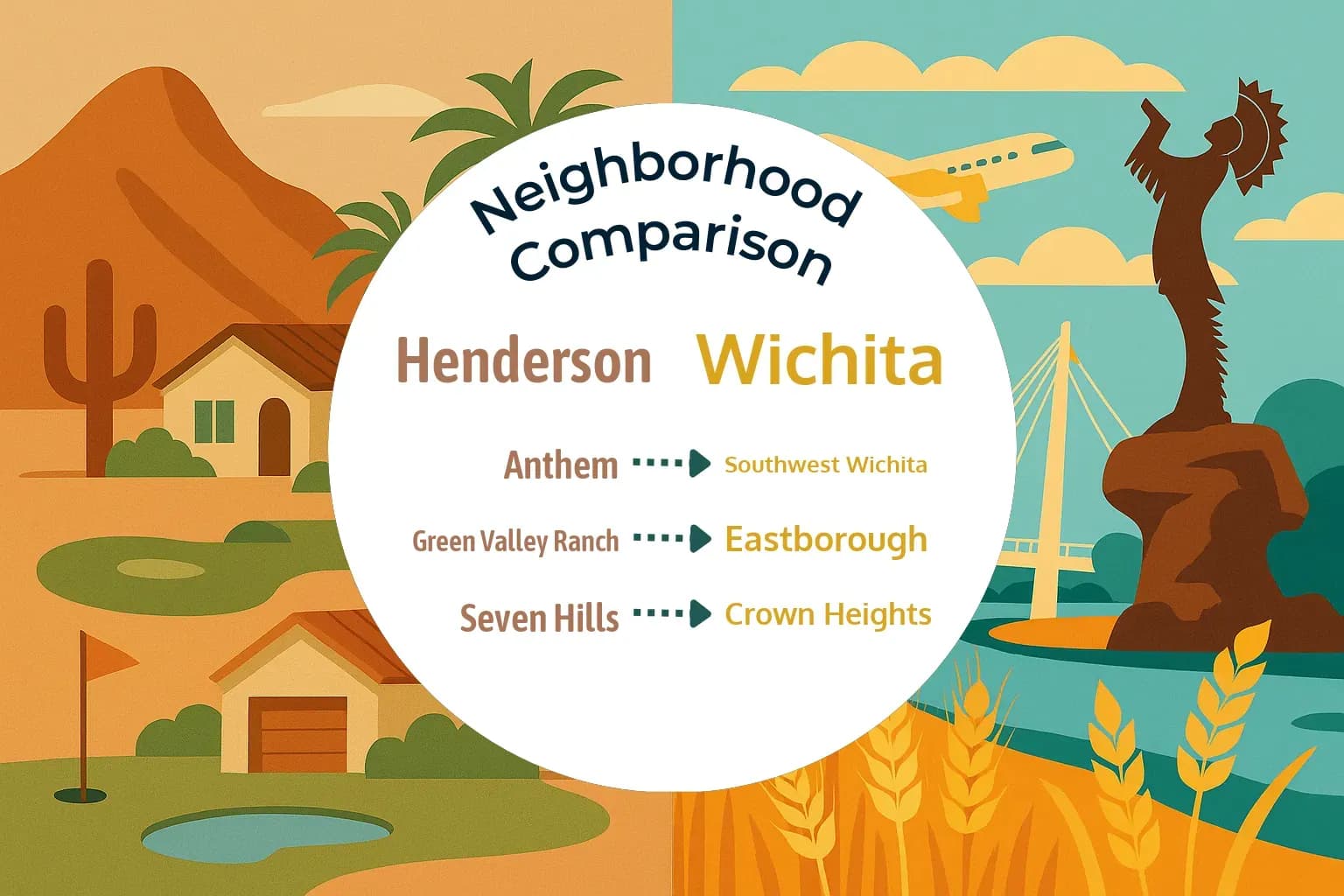 Henderson vs Wichita Neighborhood Comparison