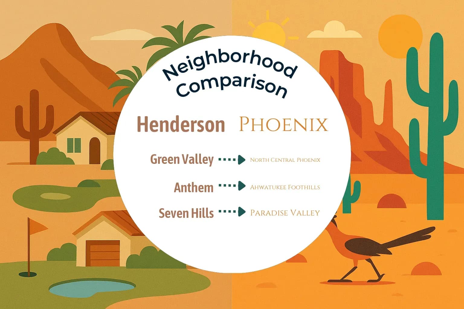 Henderson vs Phoenix Neighborhood Comparison