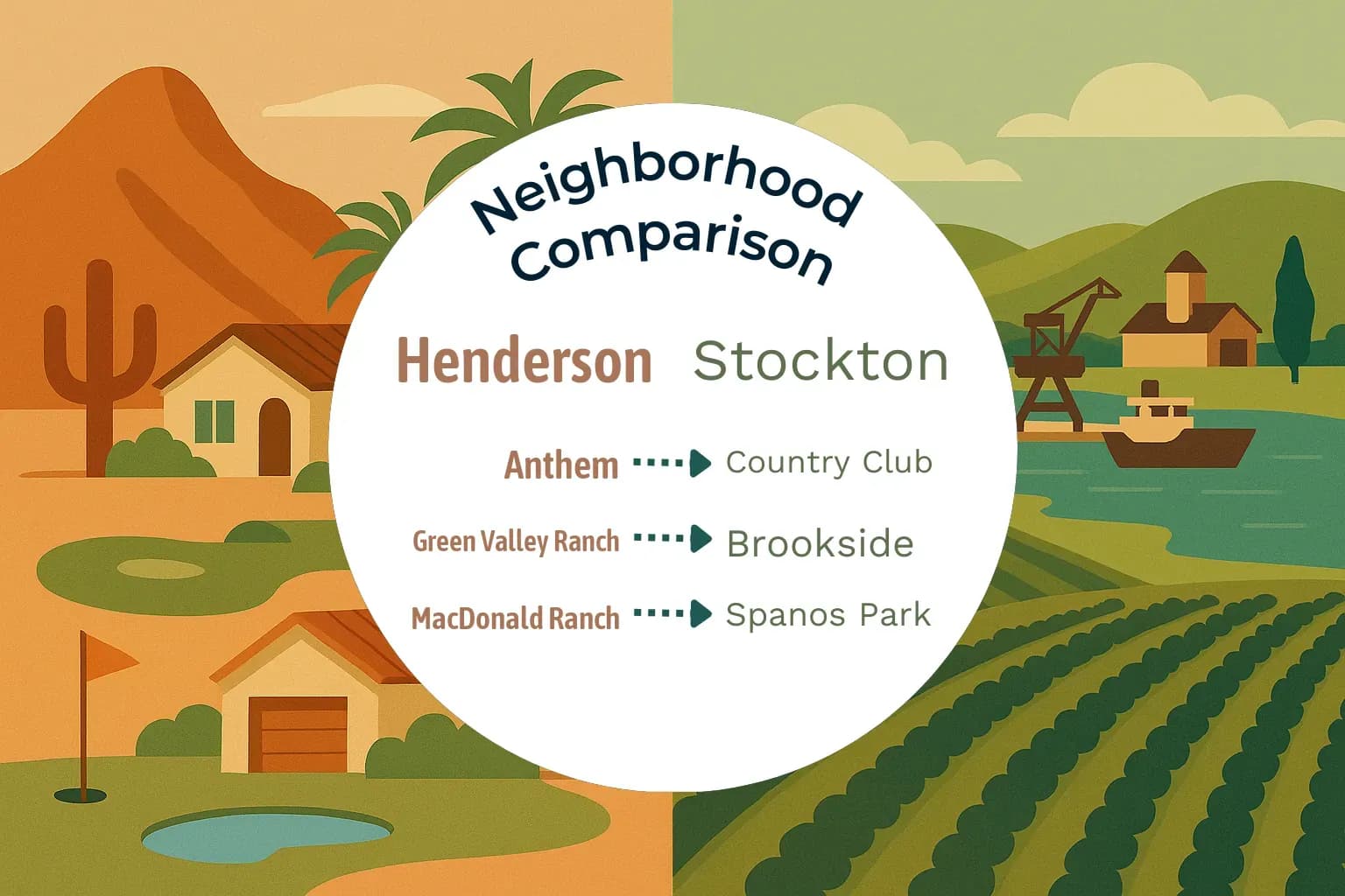 Henderson vs Stockton Neighborhood Comparison