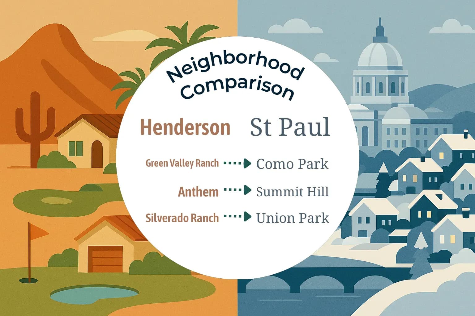Henderson vs St. Paul Neighborhood Comparison