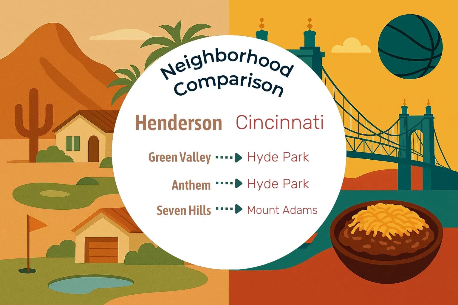 Henderson vs Cincinnati Neighborhood Comparison