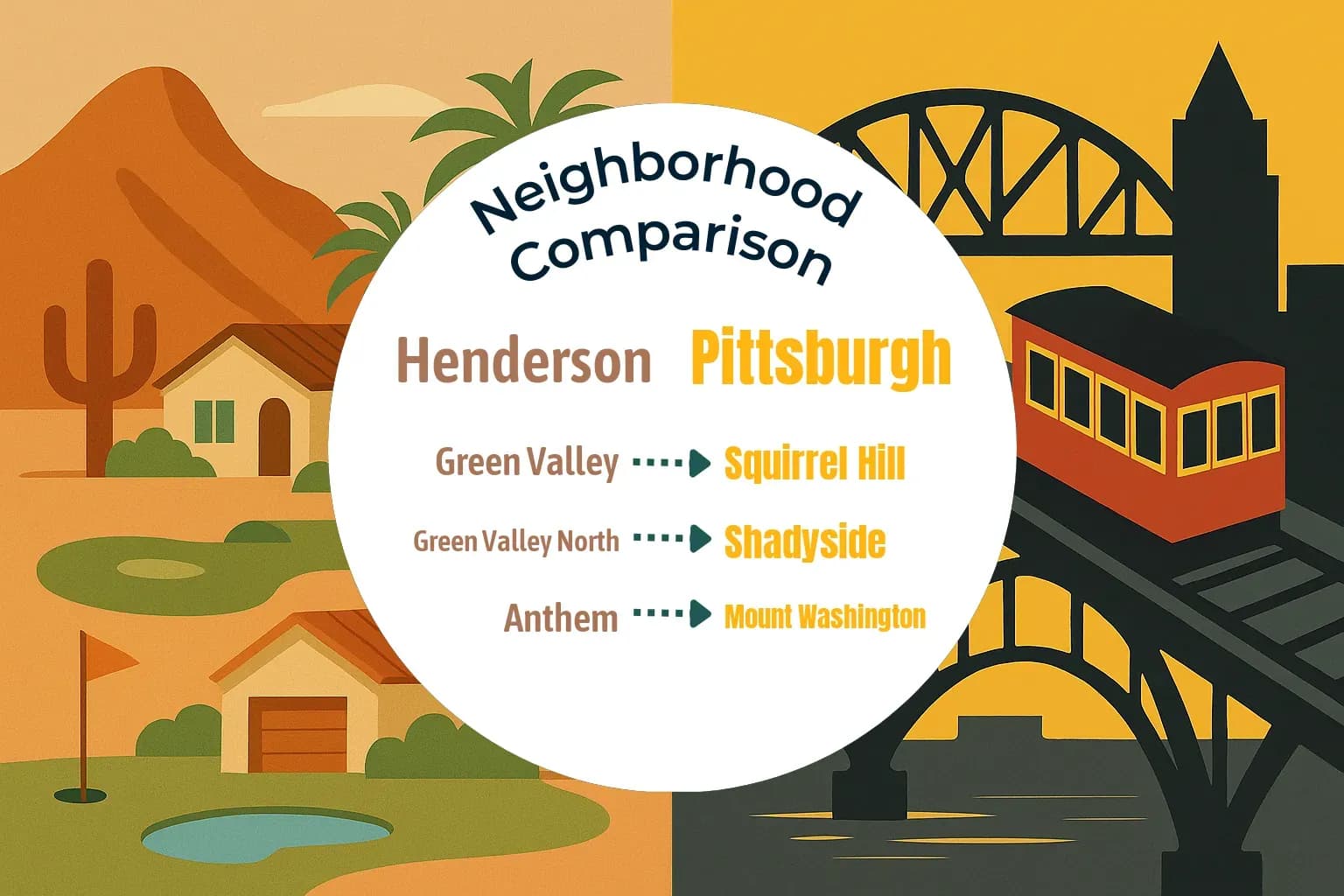 Henderson vs Pittsburgh Neighborhood Comparison