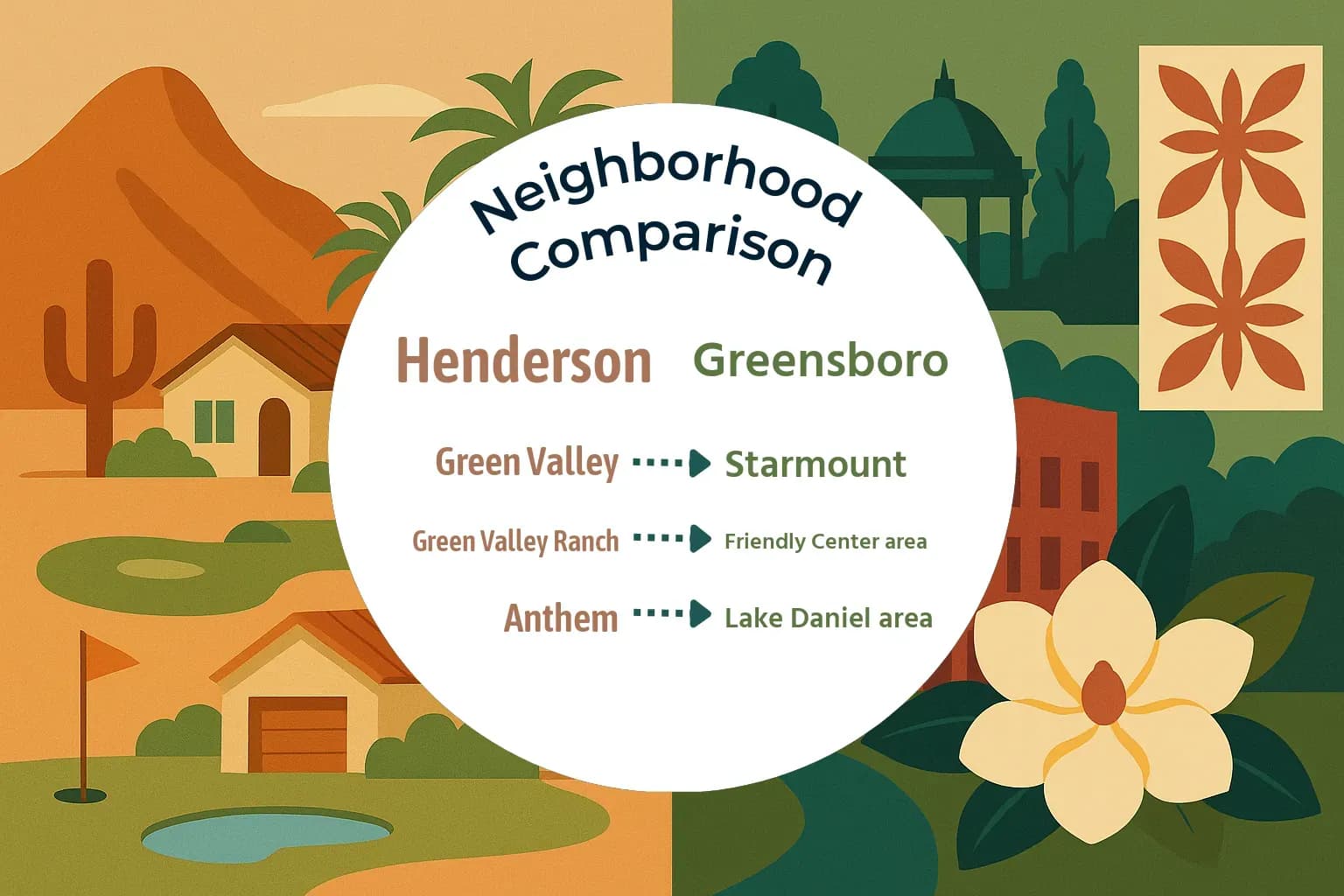 Henderson vs Greensboro Neighborhood Comparison