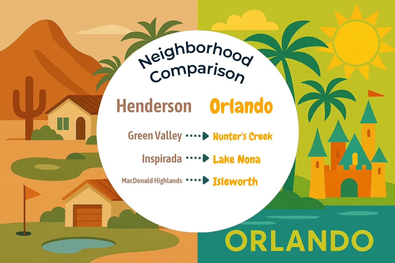 Henderson vs Orlando Neighborhood Comparison