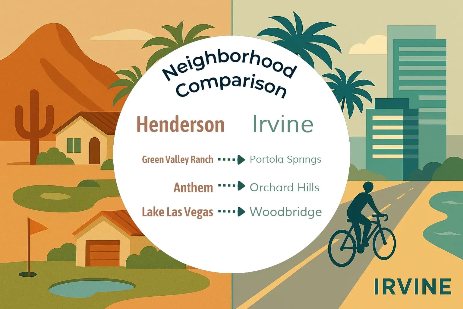Henderson vs Irvine Neighborhood Comparison