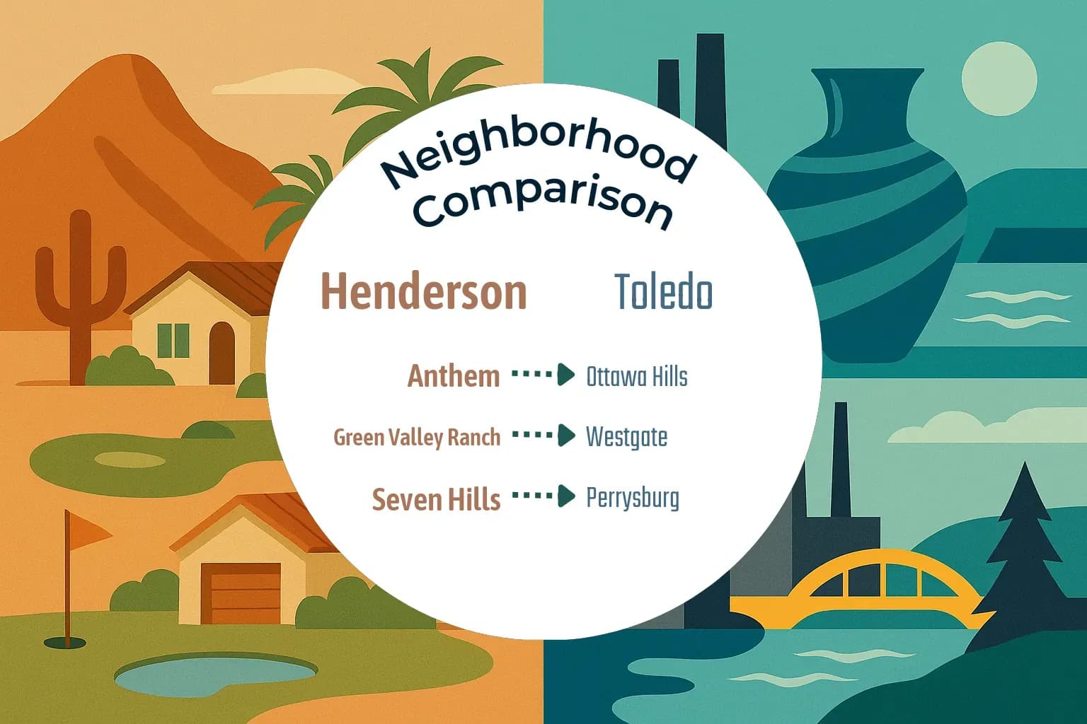 Henderson vs Toledo Neighborhood Comparison