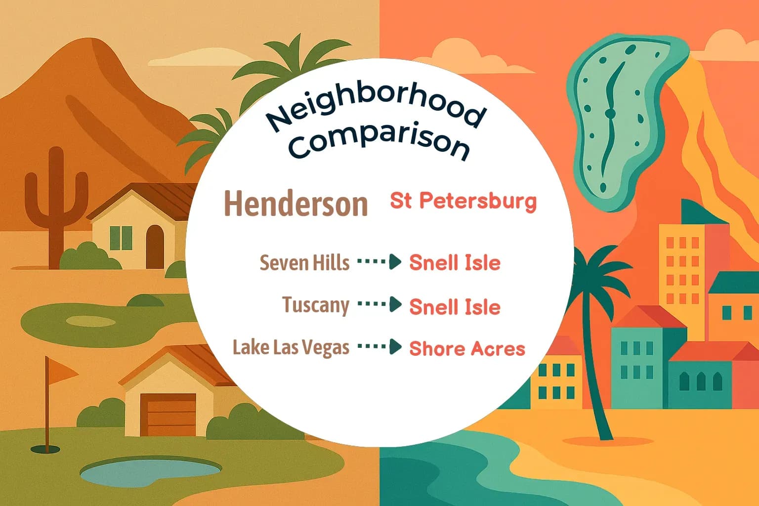 Henderson vs St. Petersburg Neighborhood Comparison