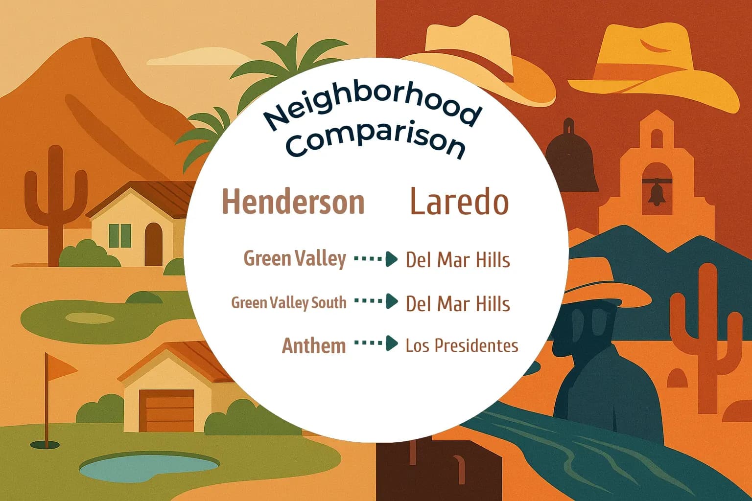 Henderson vs Laredo Neighborhood Comparison