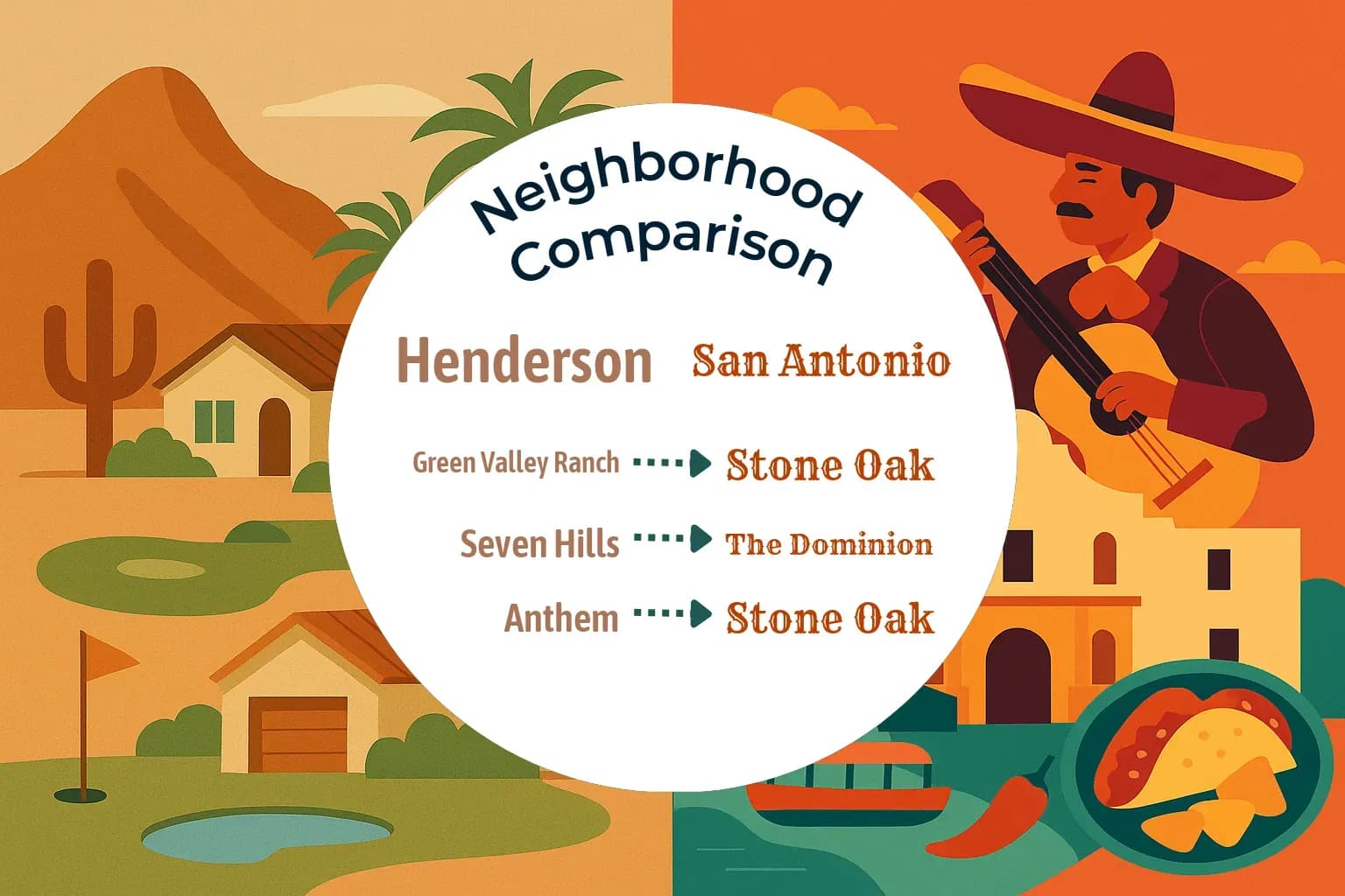 Henderson vs San Antonio Neighborhood Comparison