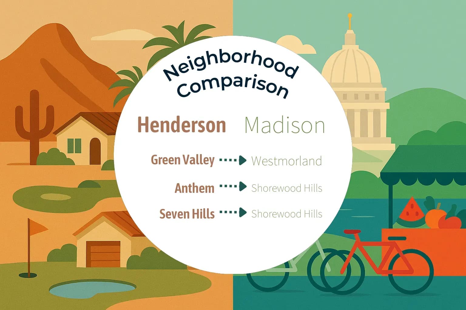 Henderson vs Madison Neighborhood Comparison