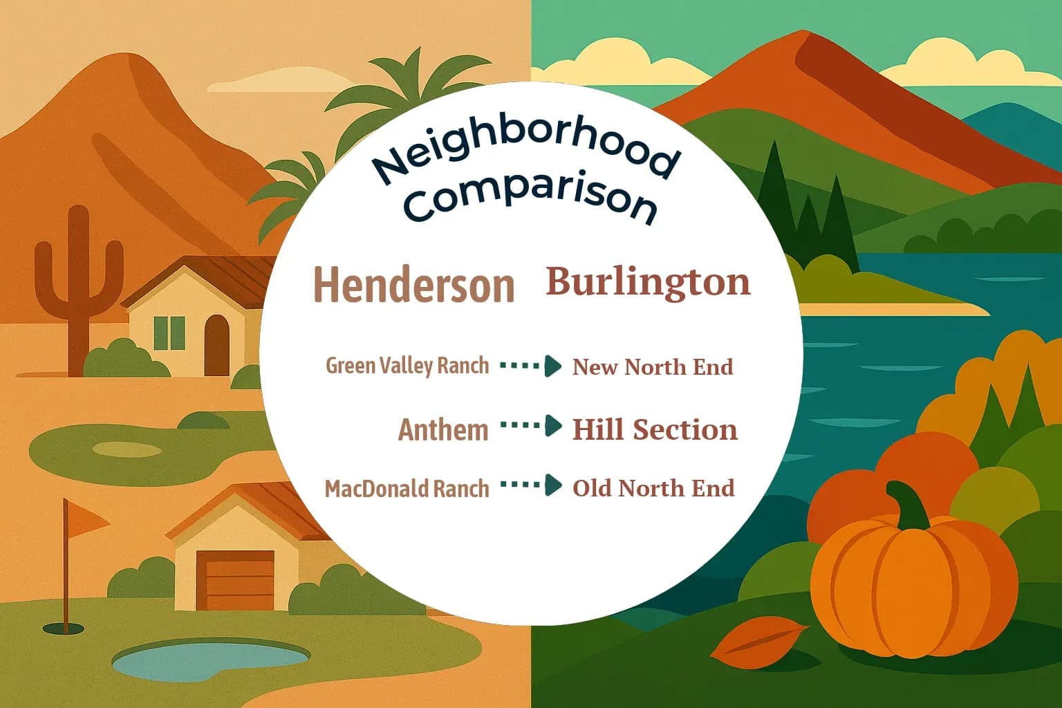 Henderson vs Burlington Neighborhood Comparison