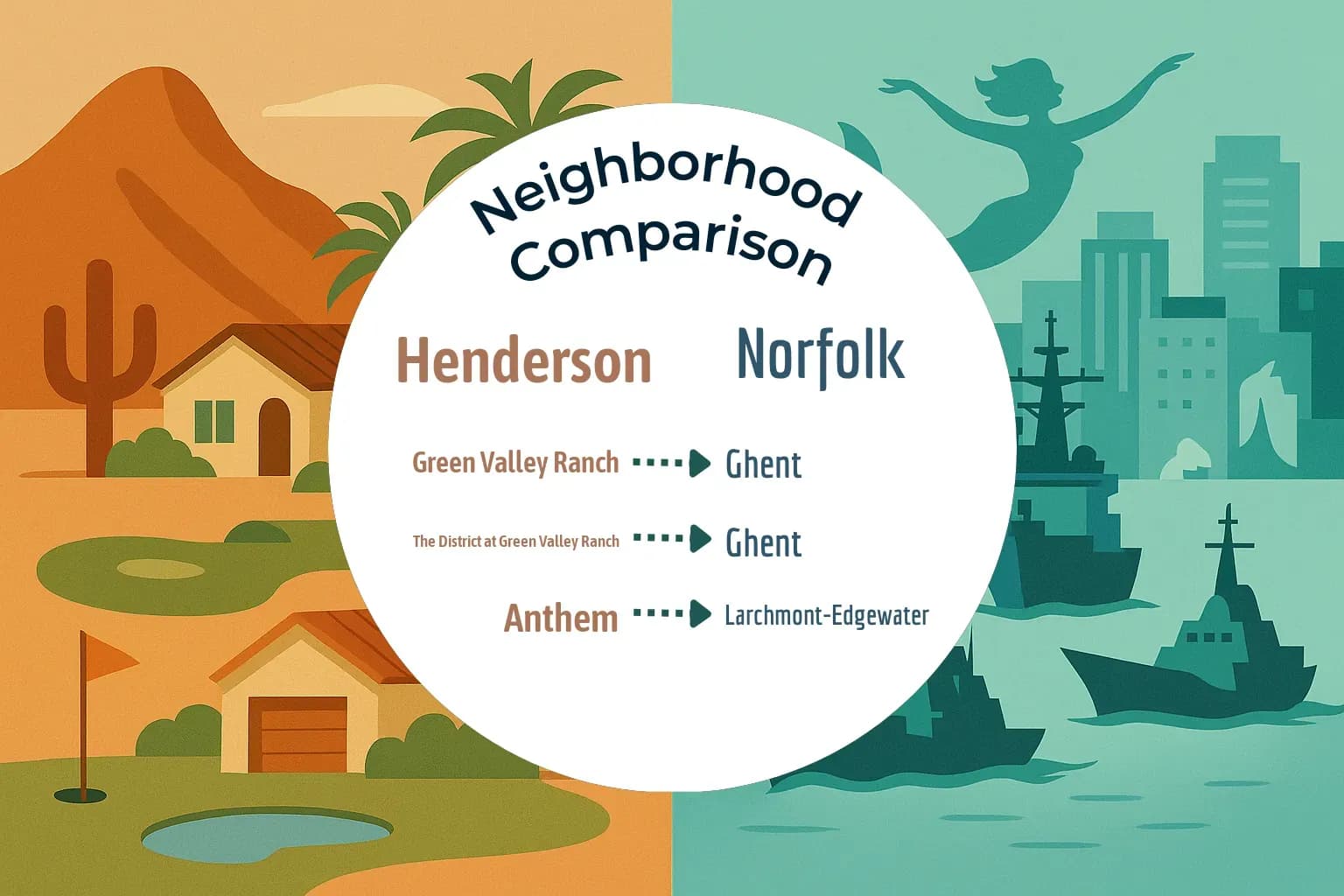 Henderson vs Norfolk Neighborhood Comparison