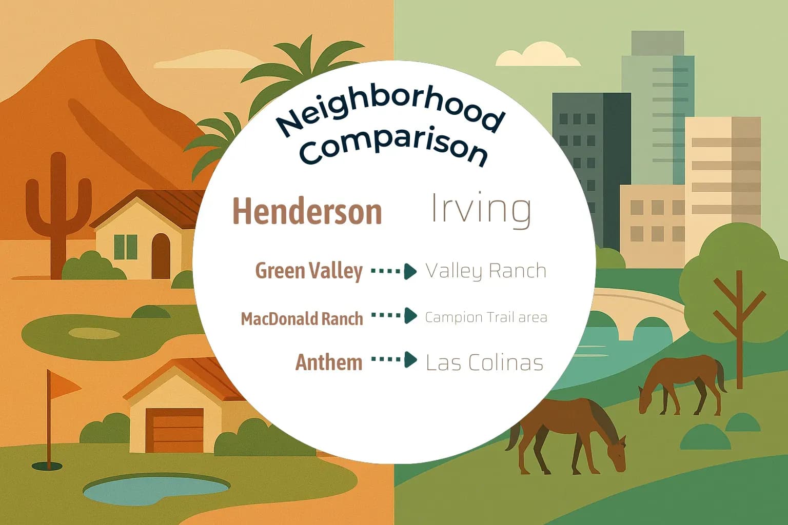 Henderson vs Irving Neighborhood Comparison