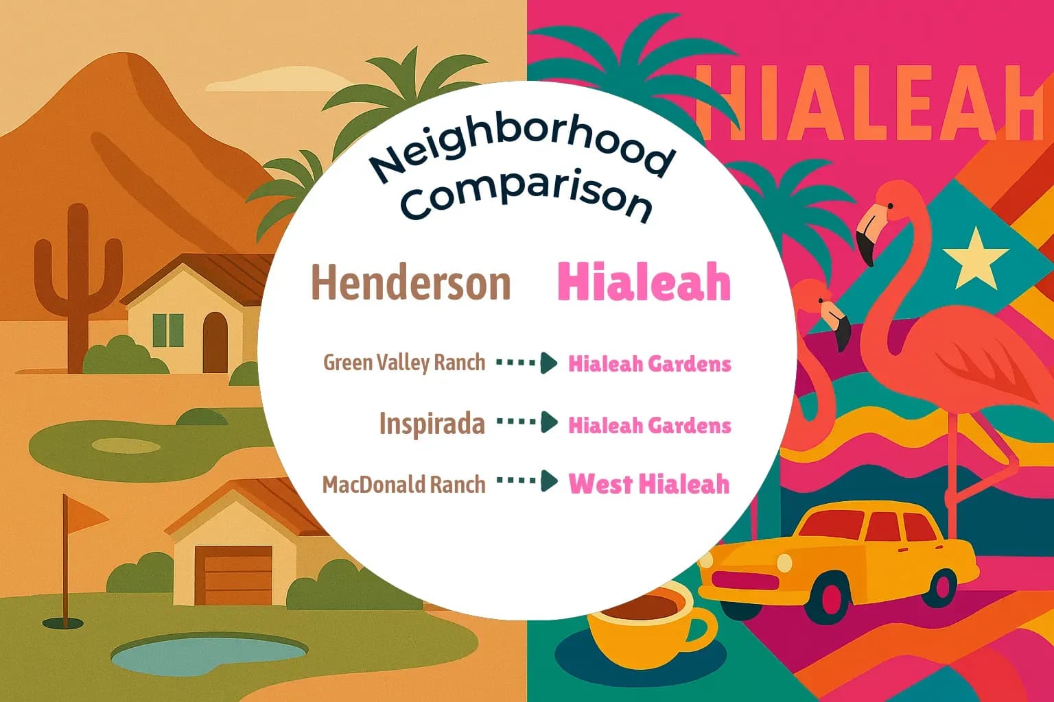 Henderson vs Hialeah Neighborhood Comparison