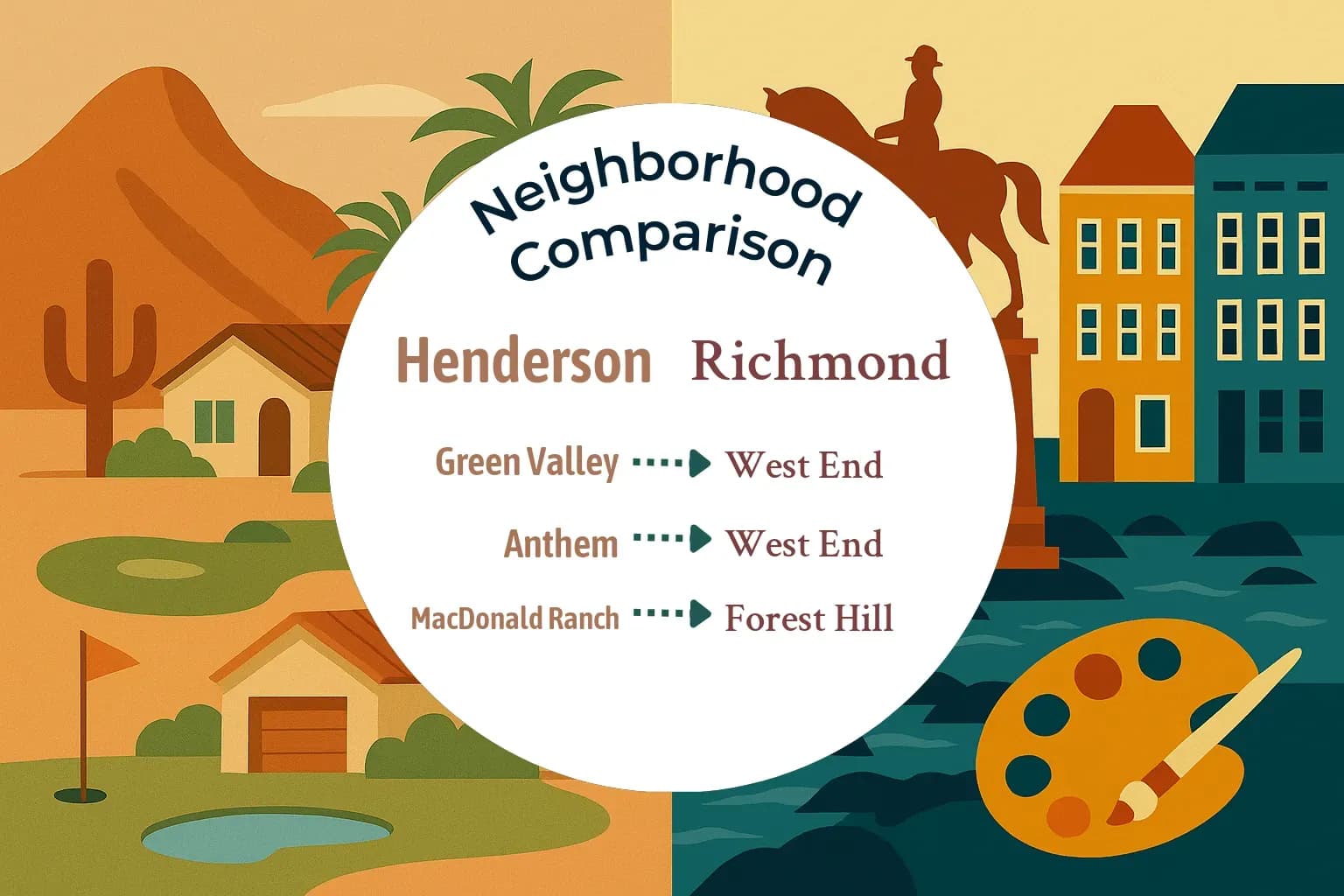 Henderson vs Richmond Neighborhood Comparison