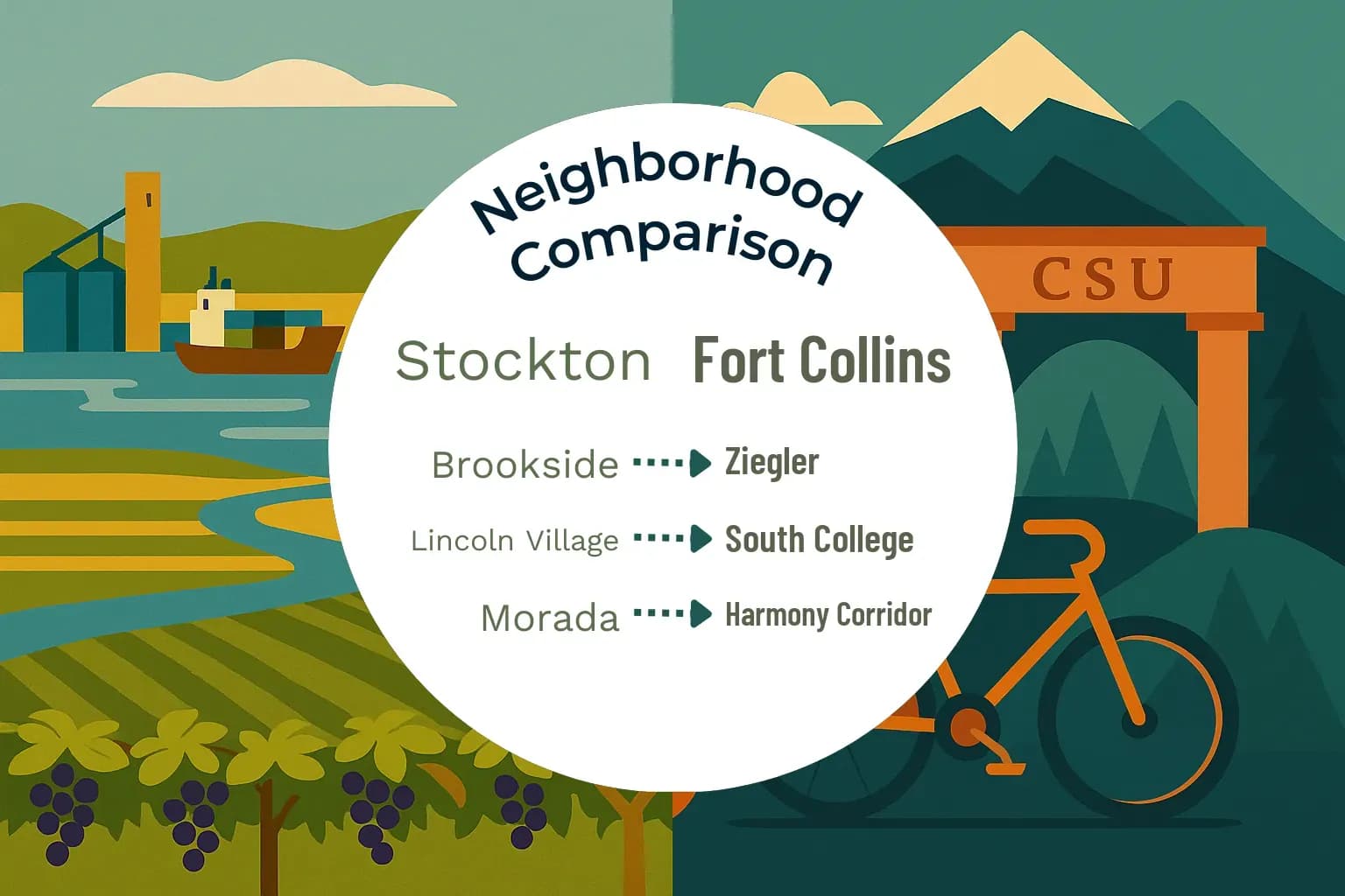 Stockton vs Fort Collins Neighborhood Comparison