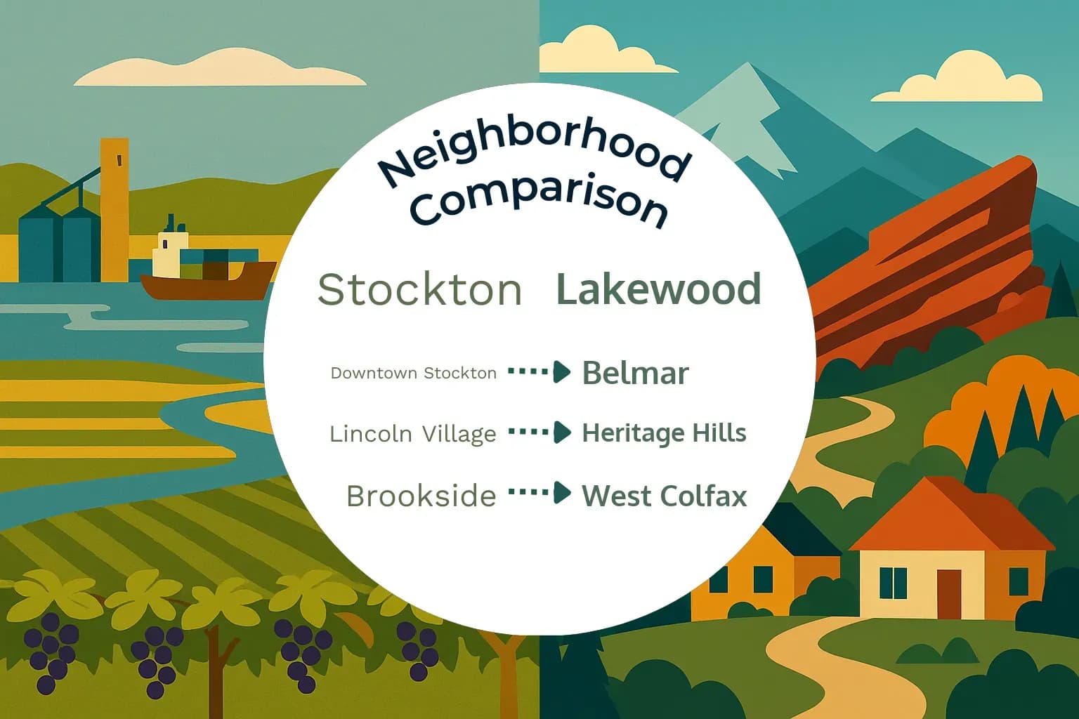 Stockton vs Lakewood Neighborhood Comparison