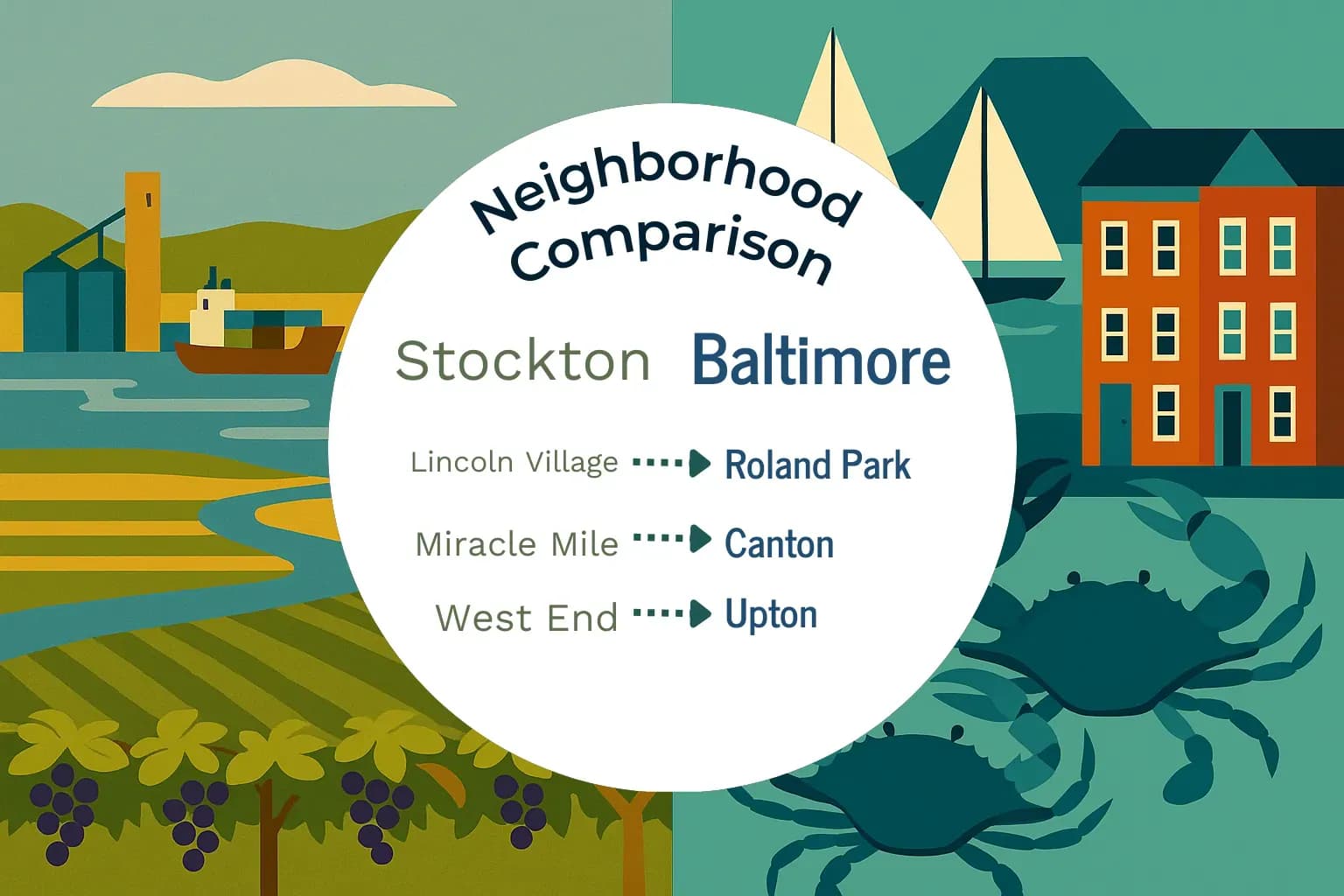 Stockton vs Baltimore Neighborhood Comparison