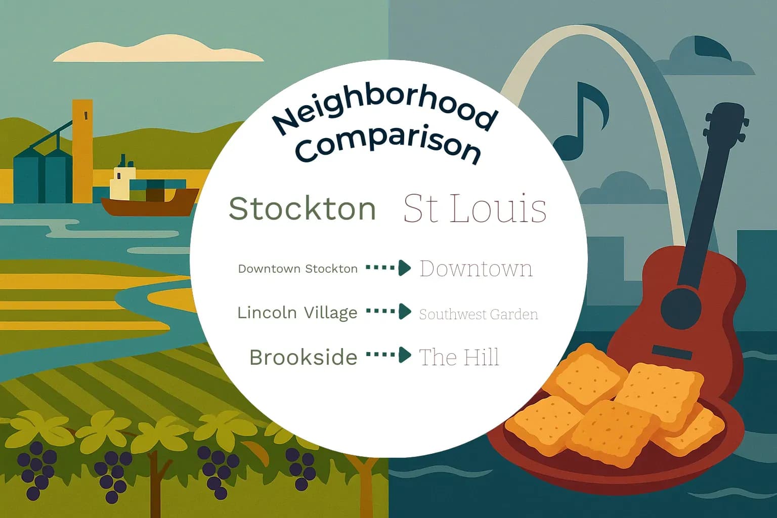Stockton vs St. Louis Neighborhood Comparison