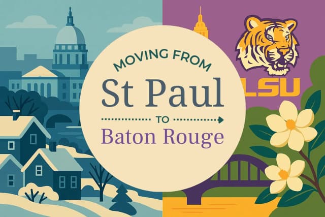 Moving from St. Paul to Baton Rouge