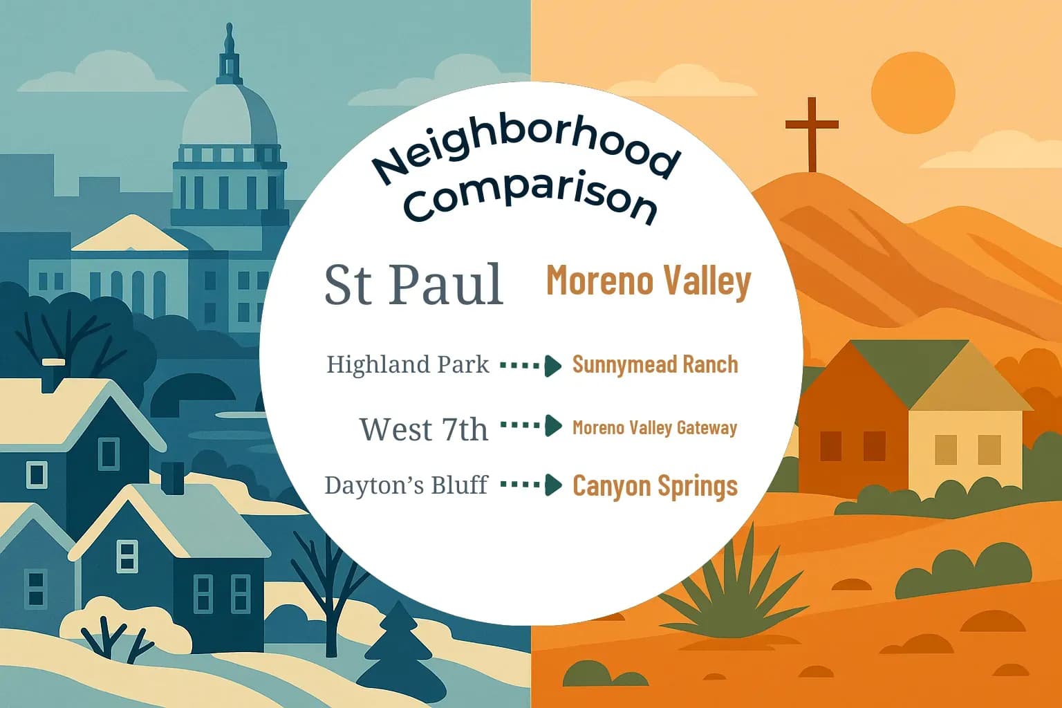 St. Paul vs Moreno Valley Neighborhood Comparison