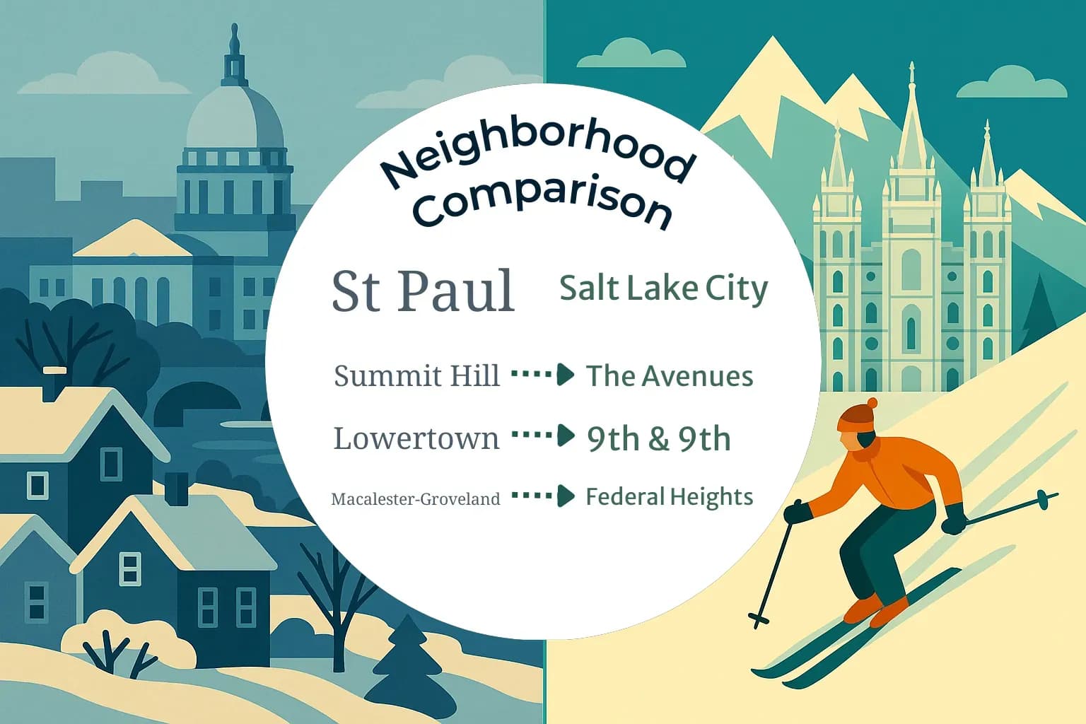 St. Paul vs Salt Lake City Neighborhood Comparison