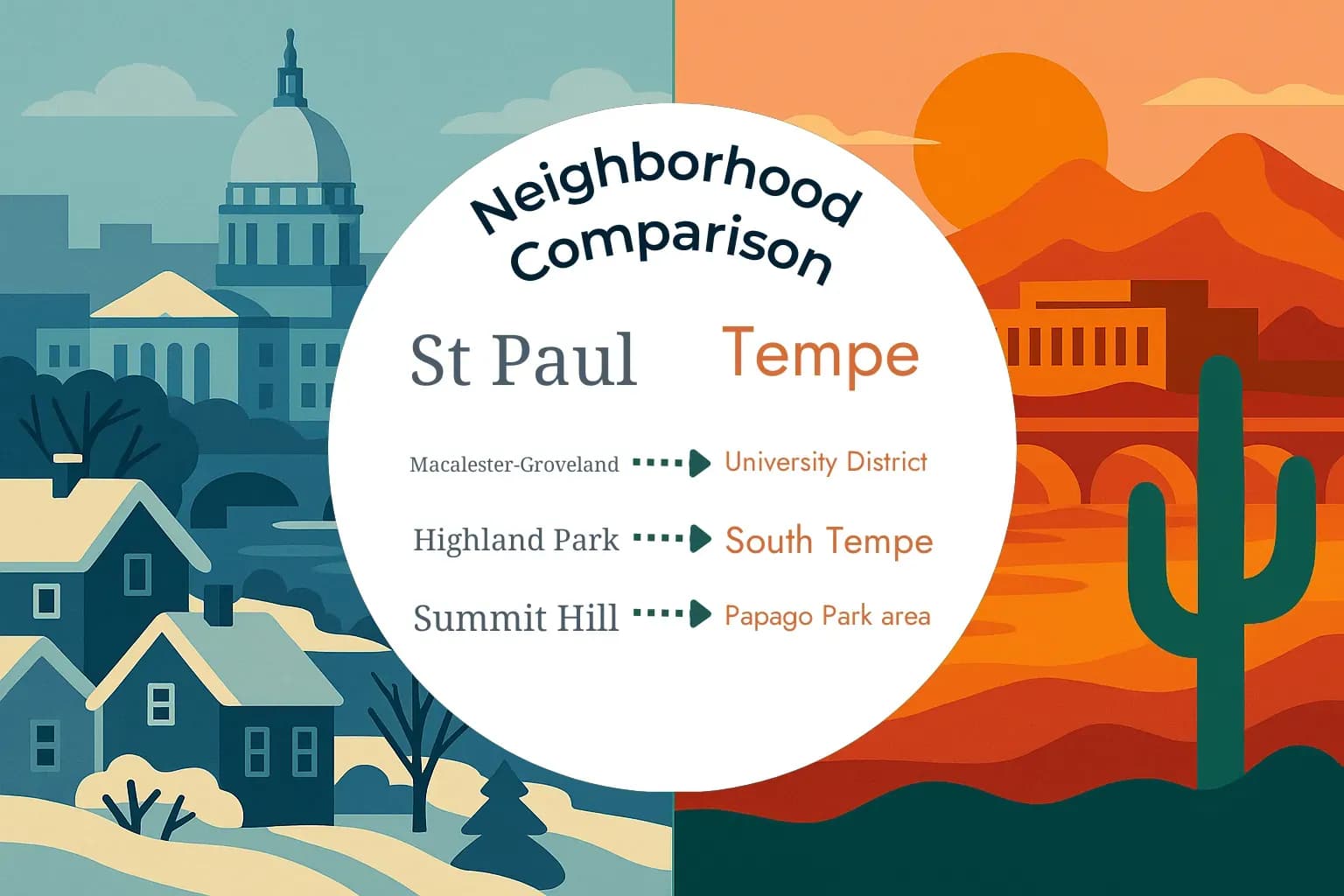 St. Paul vs Tempe Neighborhood Comparison