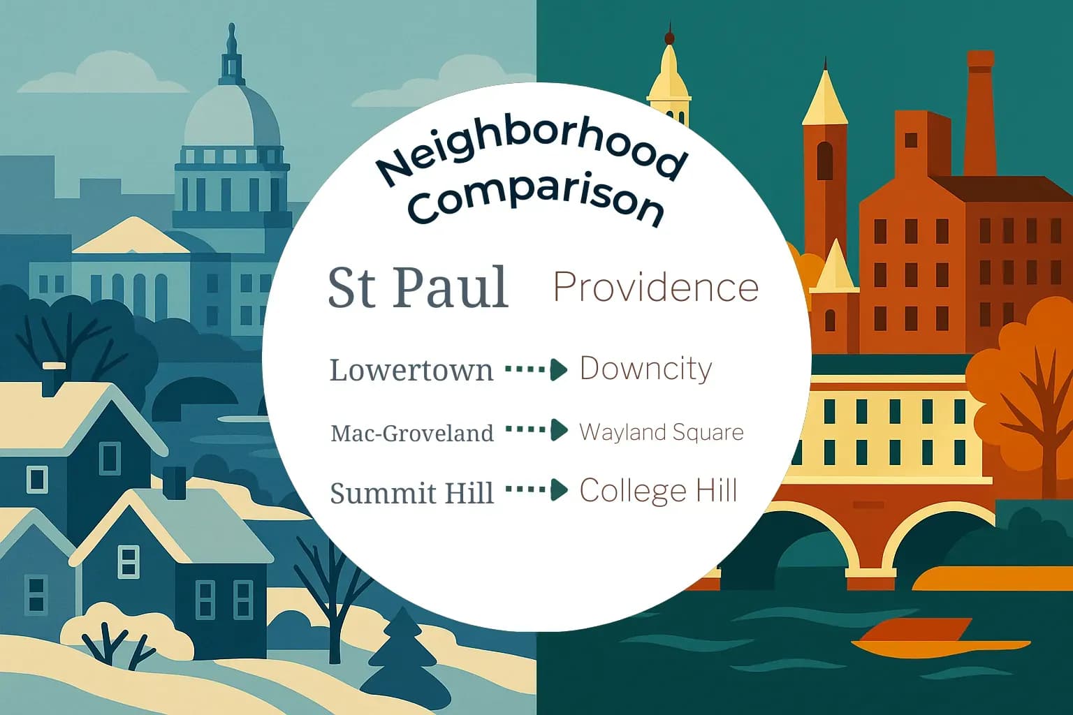 St. Paul vs Providence Neighborhood Comparison