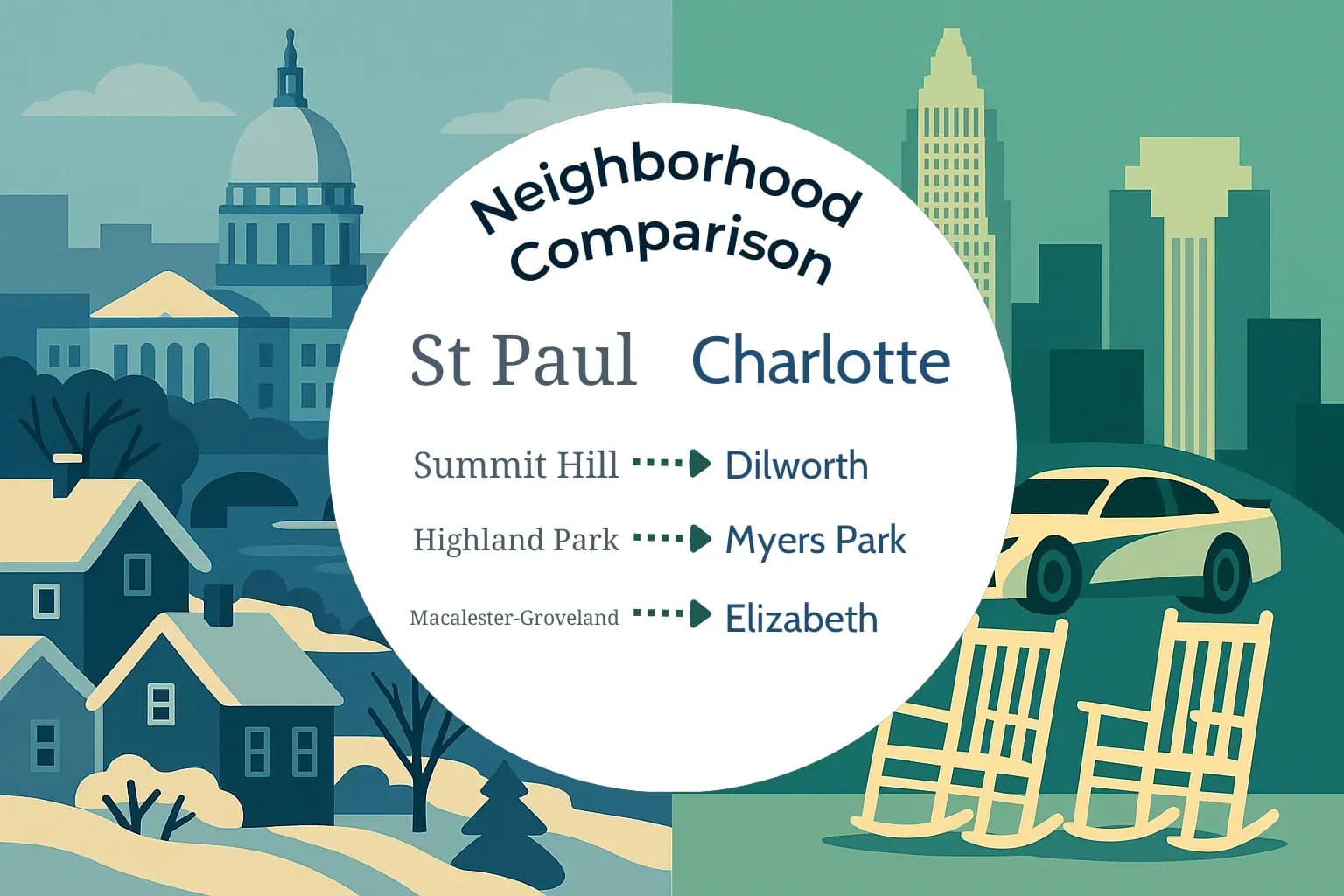 St. Paul vs Charlotte Neighborhood Comparison