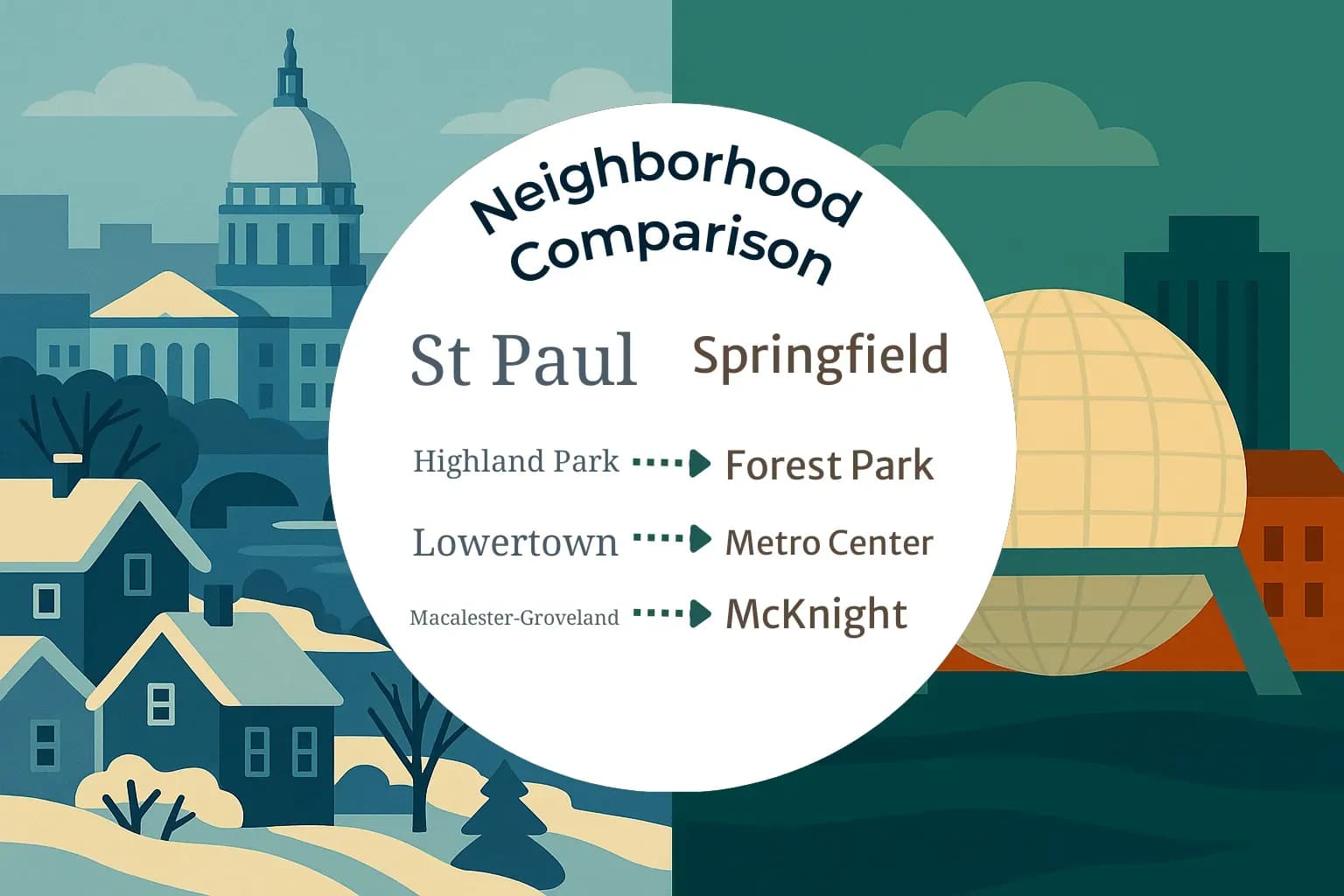 St. Paul vs Springfield Neighborhood Comparison