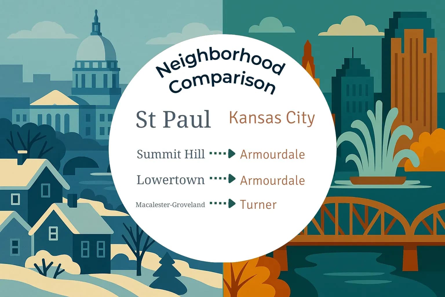 St. Paul vs Kansas City Neighborhood Comparison