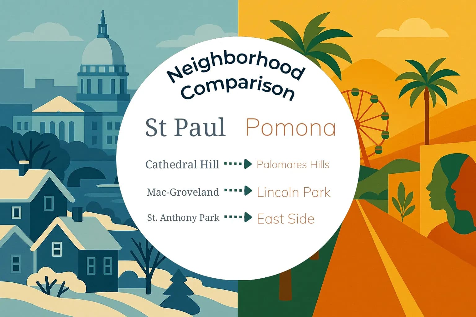 St. Paul vs Pomona Neighborhood Comparison