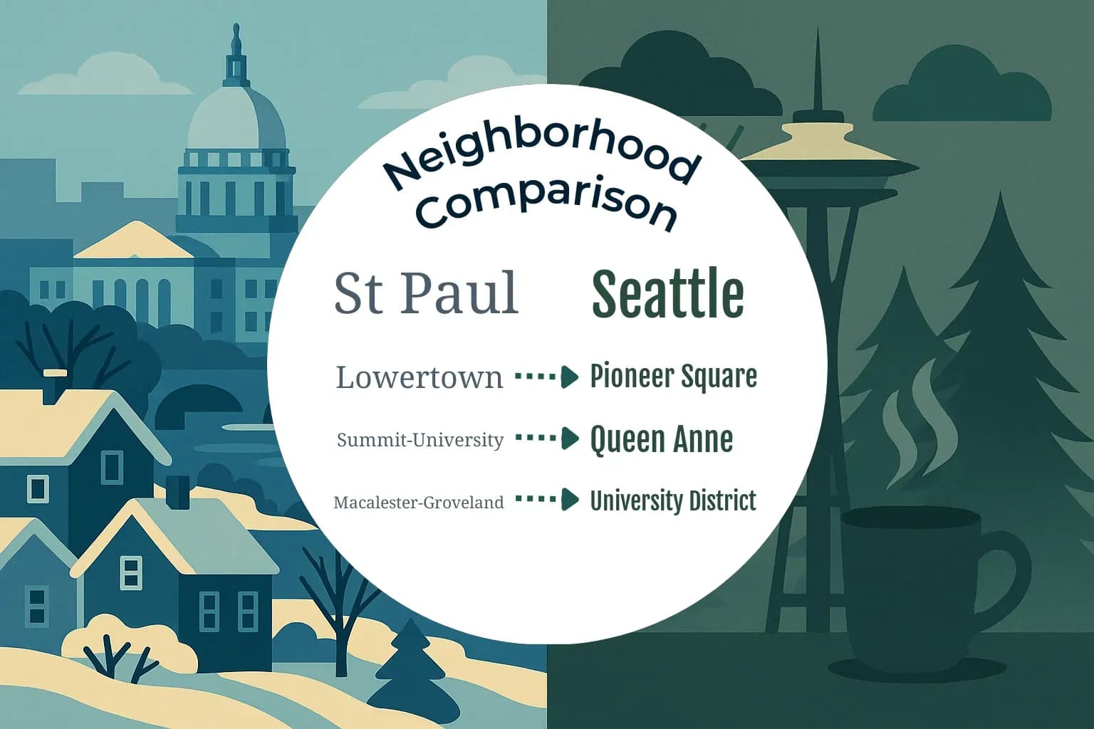 St. Paul vs Seattle Neighborhood Comparison