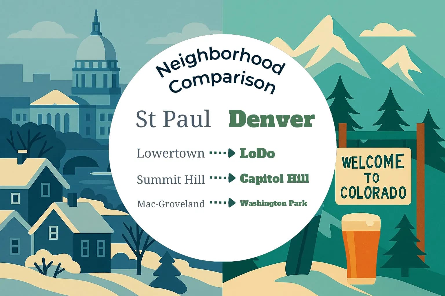 St. Paul vs Denver Neighborhood Comparison