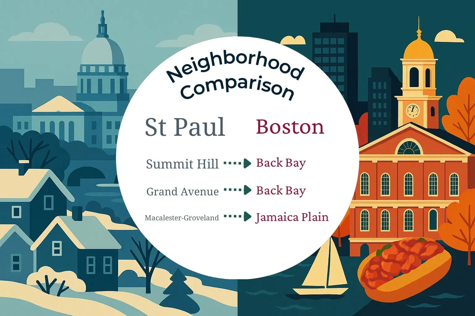 St. Paul vs Boston Neighborhood Comparison