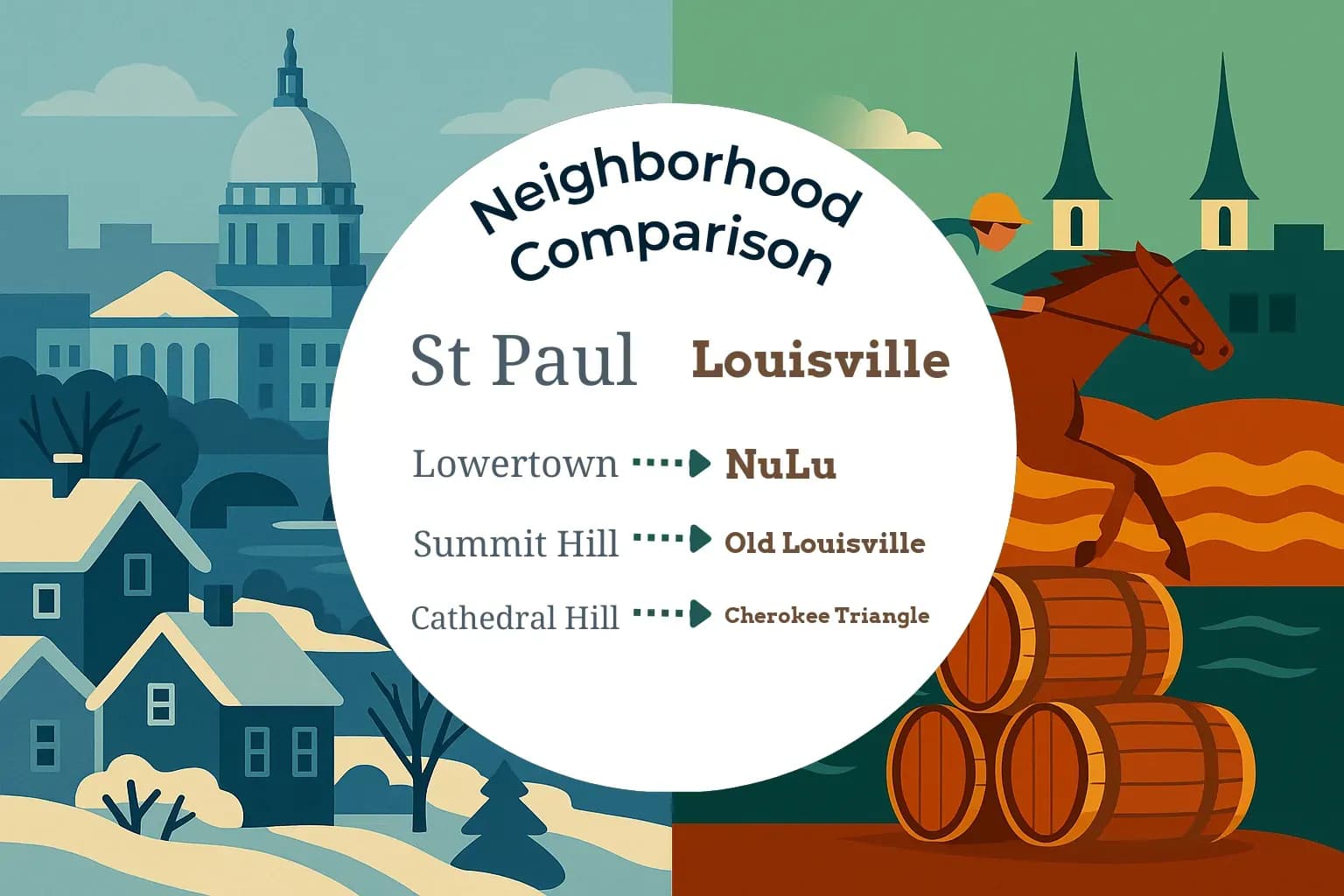St. Paul vs Louisville Neighborhood Comparison