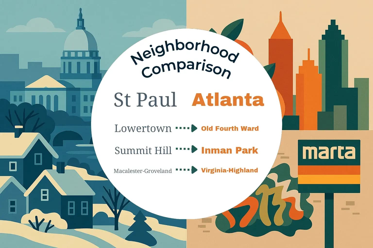 St. Paul vs Atlanta Neighborhood Comparison