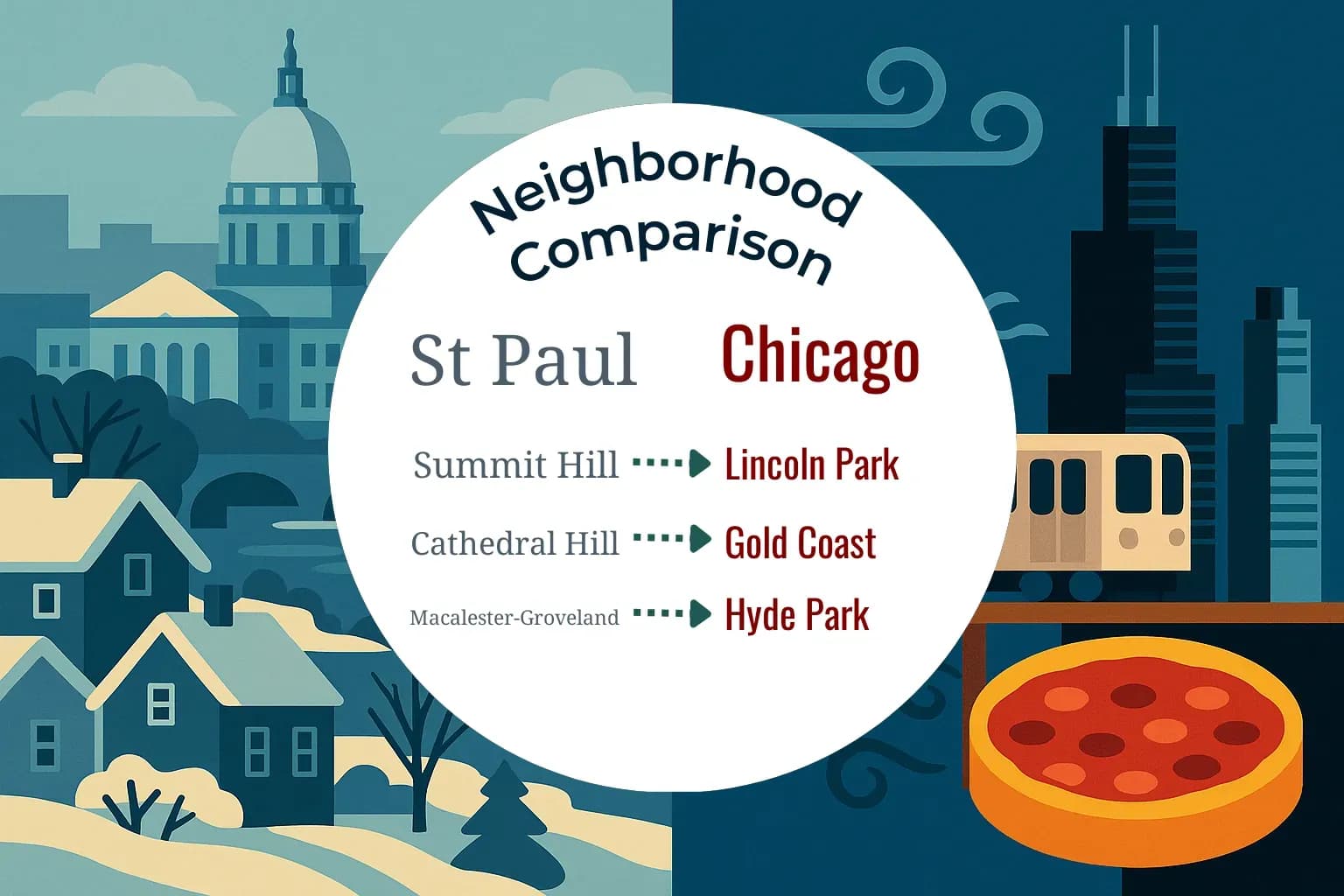 St. Paul vs Chicago Neighborhood Comparison