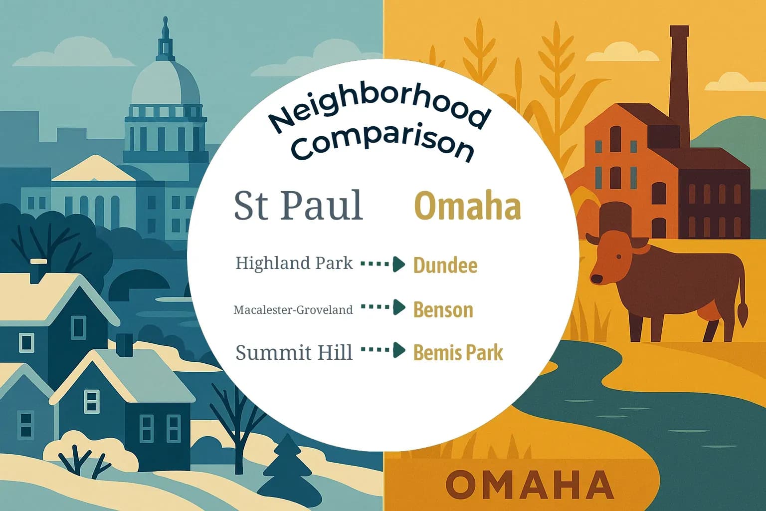 St. Paul vs Omaha Neighborhood Comparison