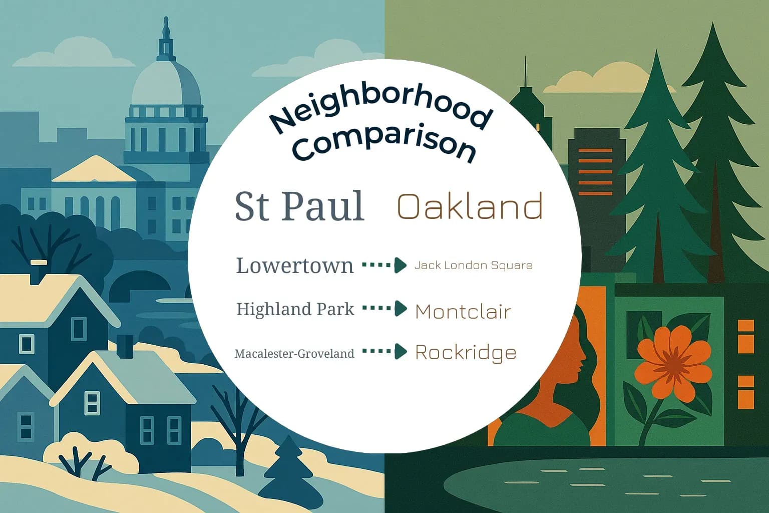 St. Paul vs Oakland Neighborhood Comparison