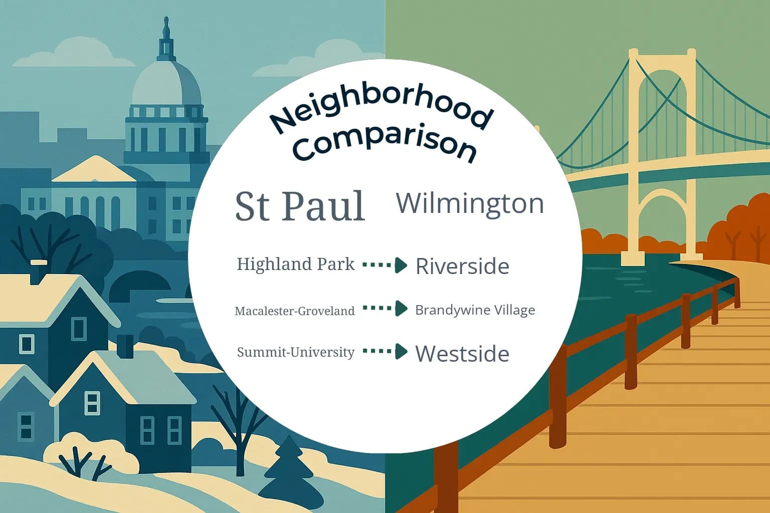 St. Paul vs Wilmington Neighborhood Comparison