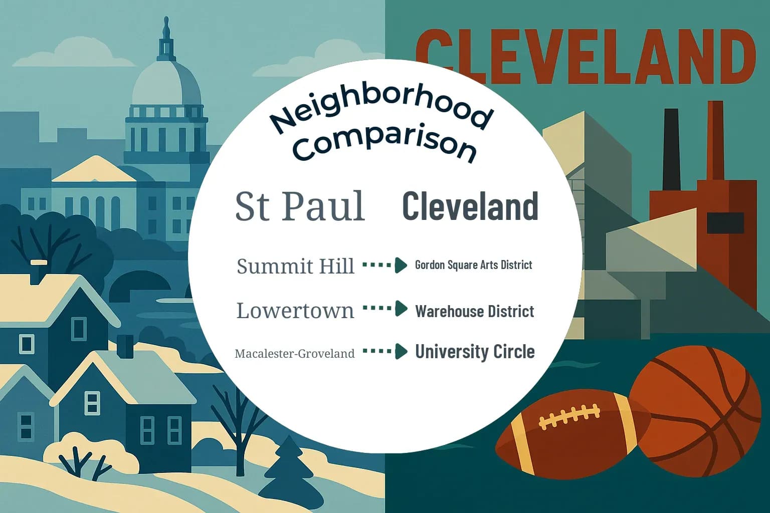 St. Paul vs Cleveland Neighborhood Comparison