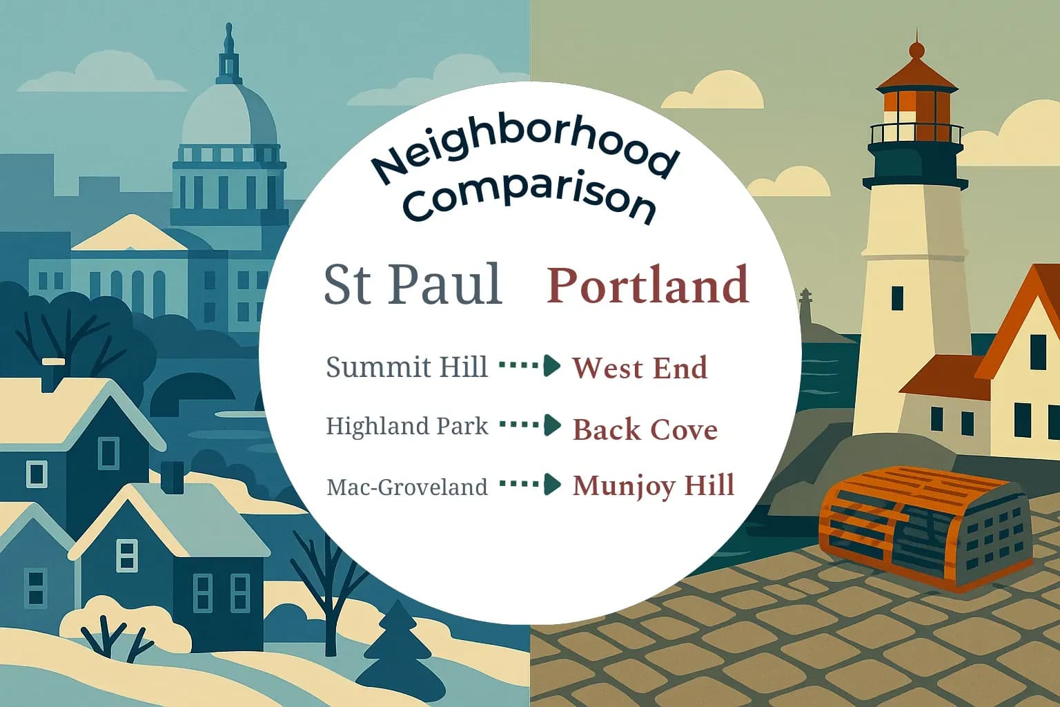 St. Paul vs Portland Neighborhood Comparison