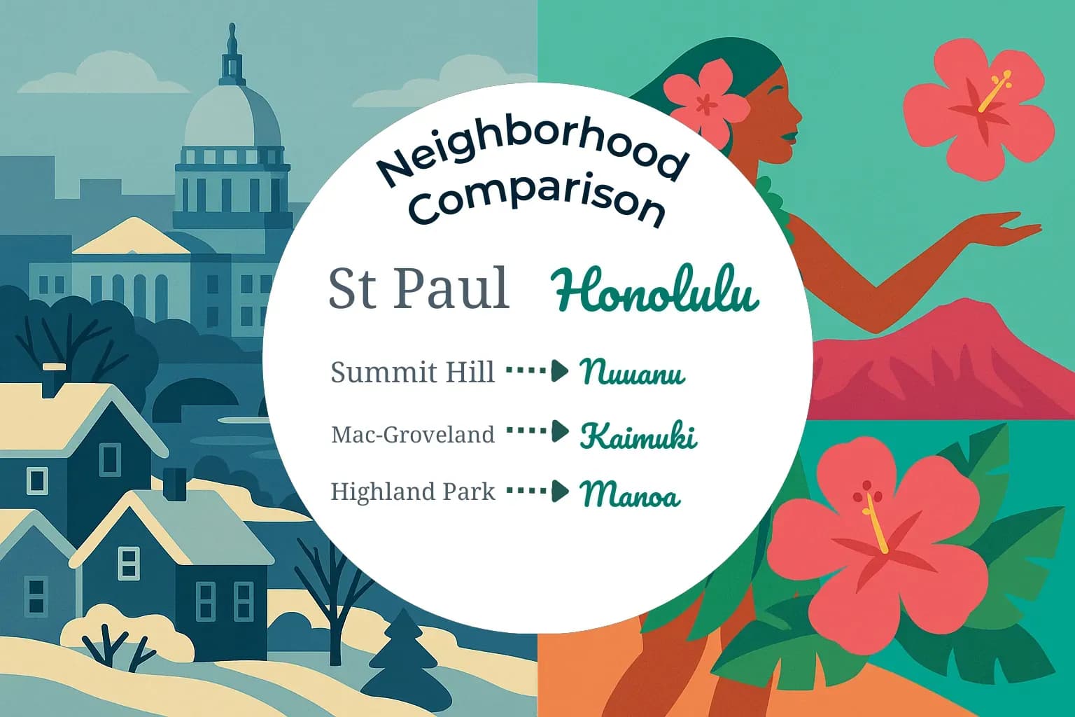 St. Paul vs Honolulu Neighborhood Comparison
