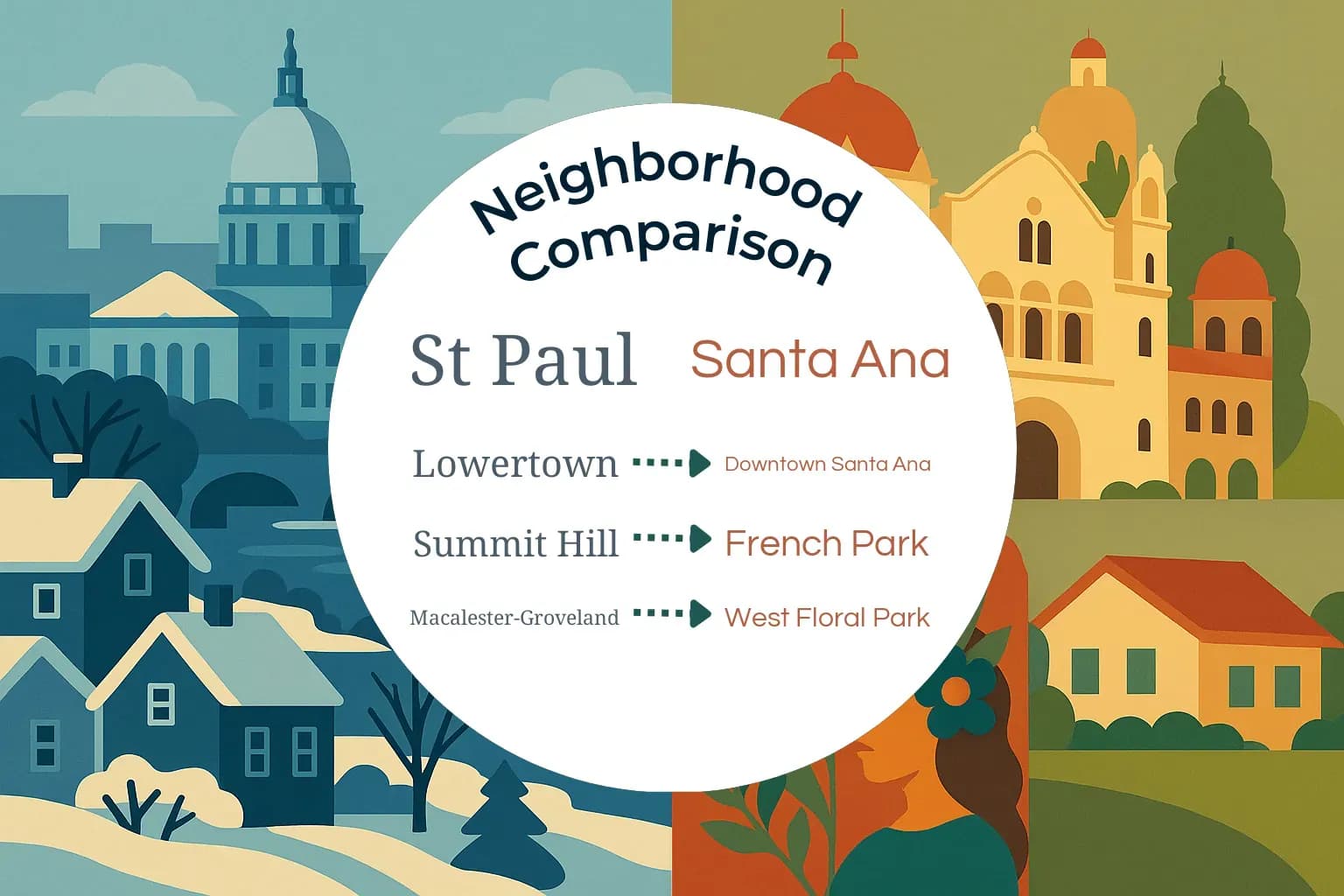 St. Paul vs Santa Ana Neighborhood Comparison