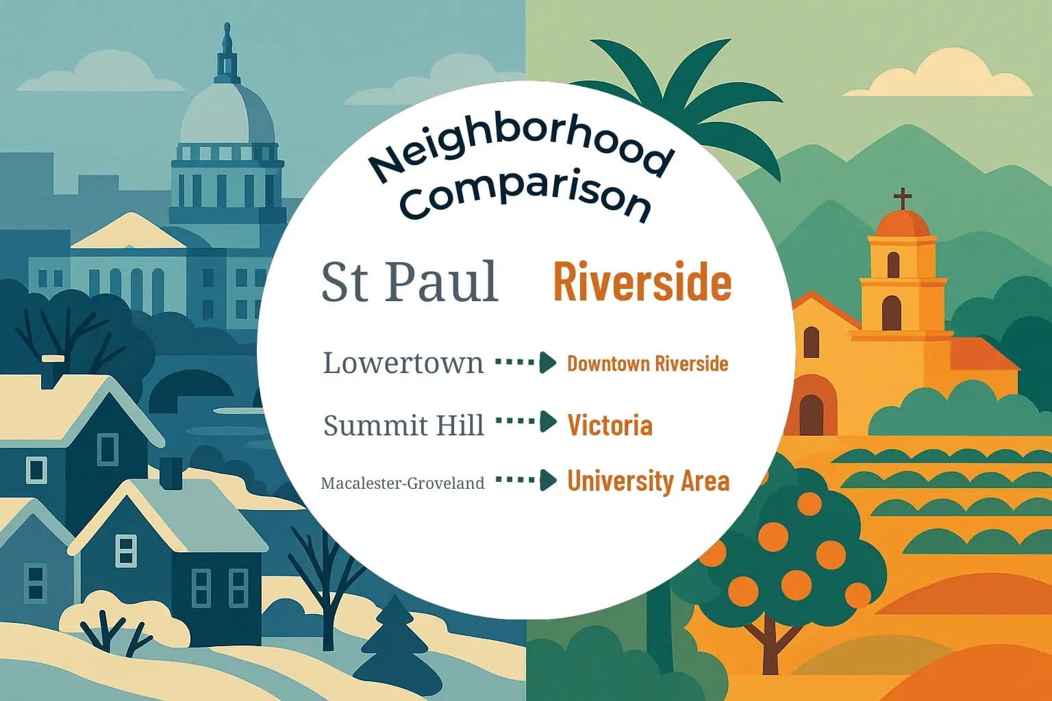 St. Paul vs Riverside Neighborhood Comparison